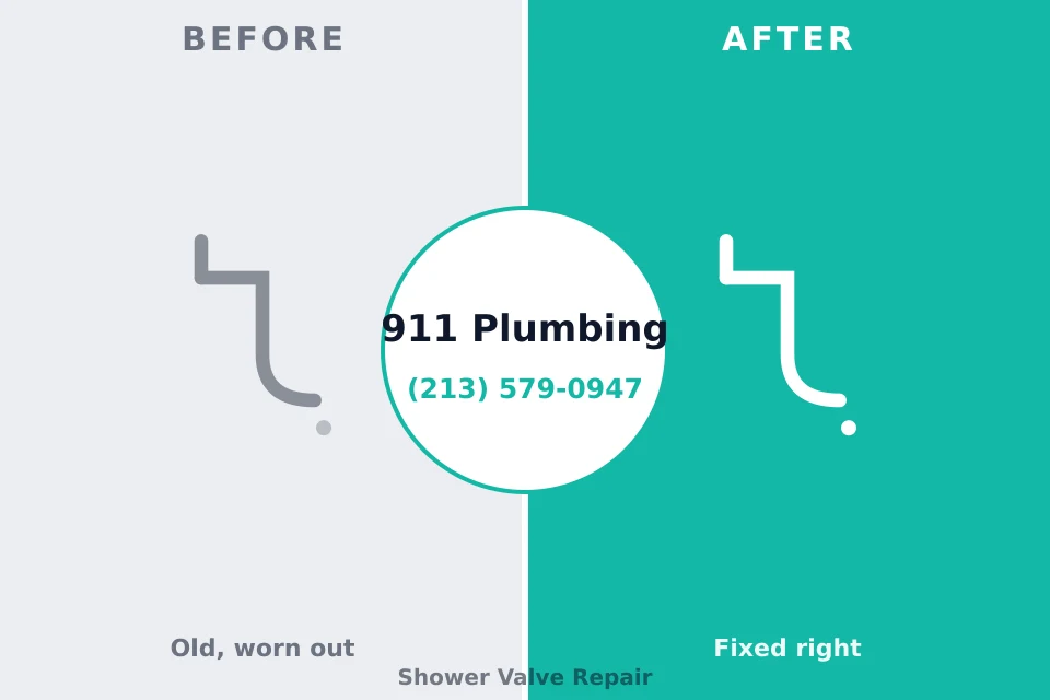 Before and after: plumbing repair Ash Flat, AR
